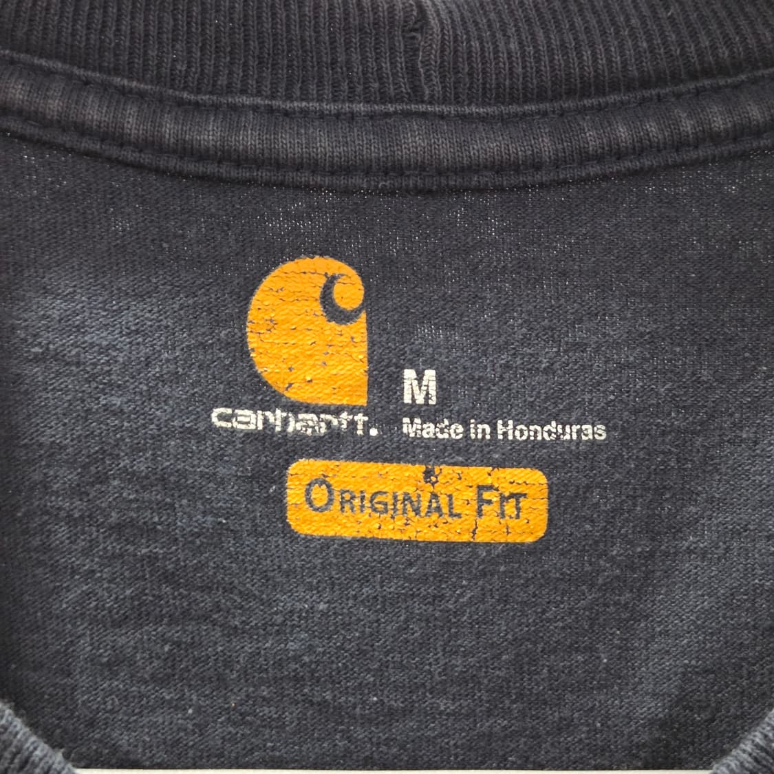 칼하트 원포켓 코튼 반팔티 네이비 M 상품이미지3