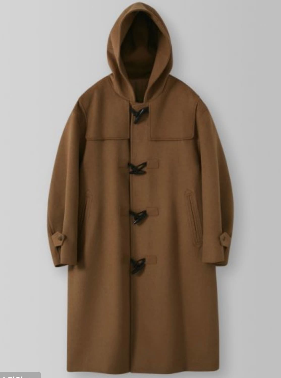 라퍼지스토어 울리치 오버핏 롱 더플코트 카멜 M 상품이미지1