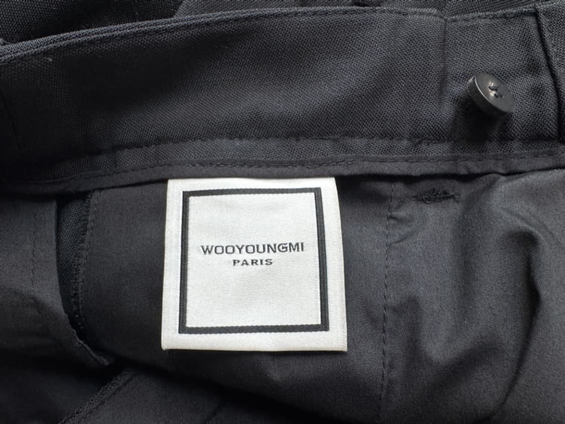 우영미 21FW 턴업 카브라팬츠 블랙 / 46 상품이미지4