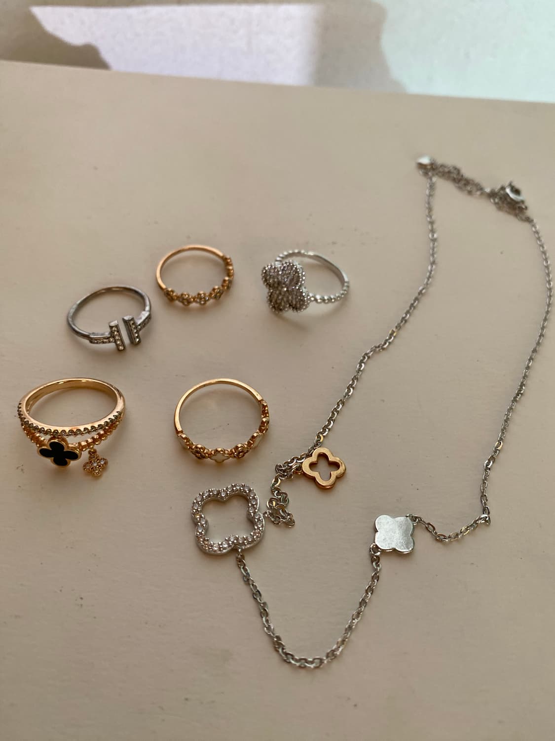 미사용 반지 목걸이 일괄 상품이미지5