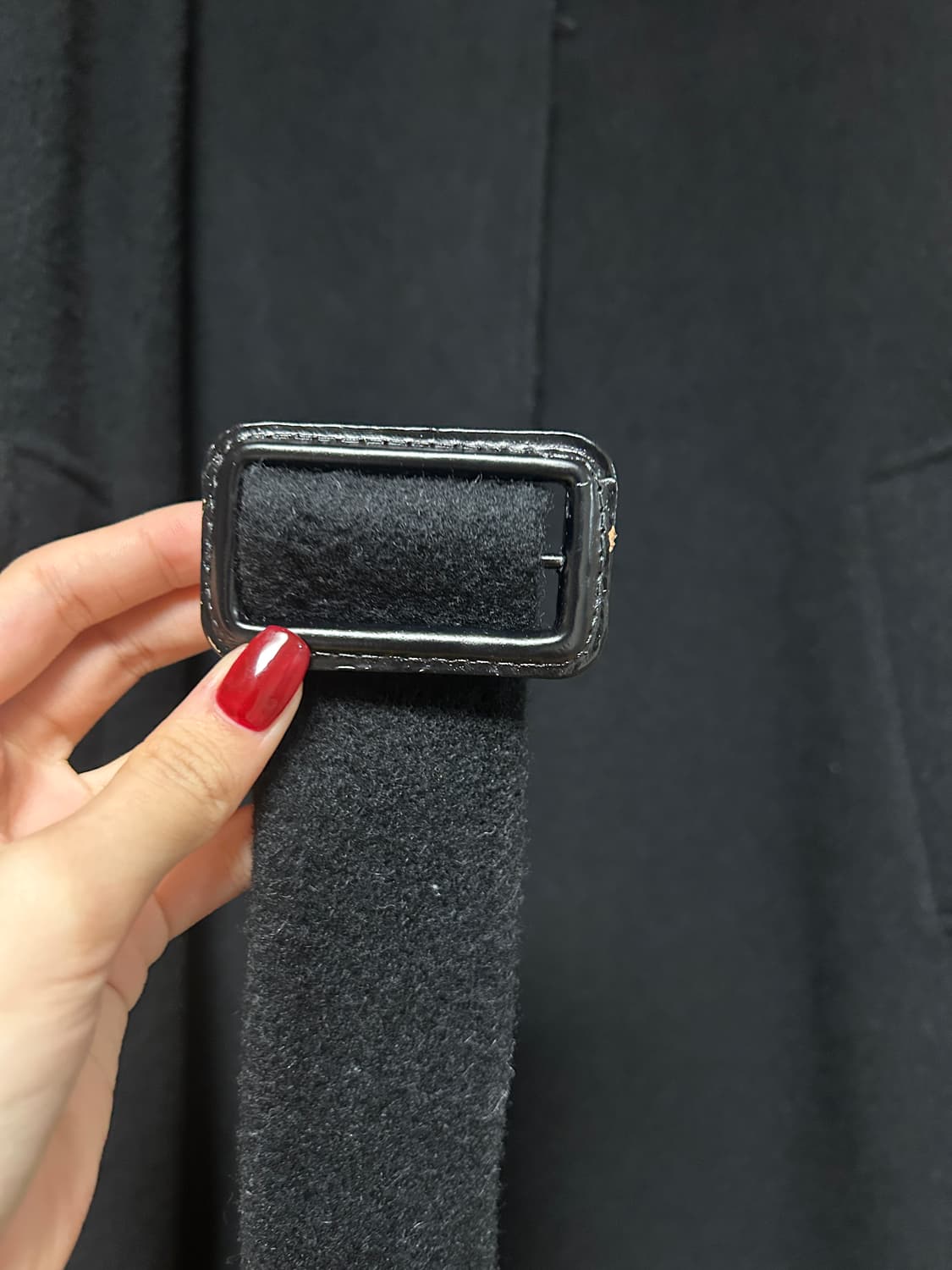 트리밍버드 트라움 롱코트 블랙 상품이미지4