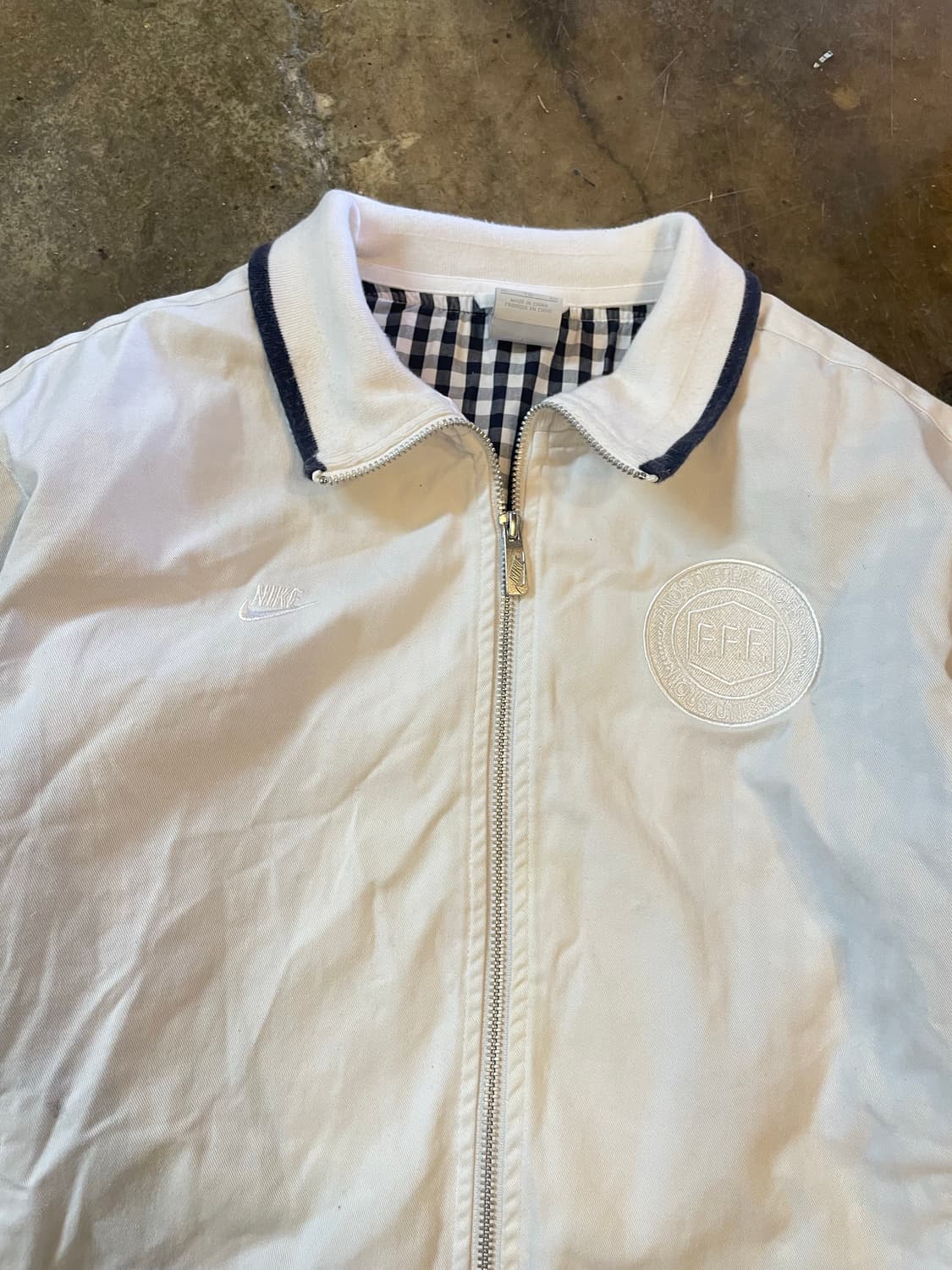 나이키 & FFF 코튼 트랙 자켓 화이트 상품이미지2
