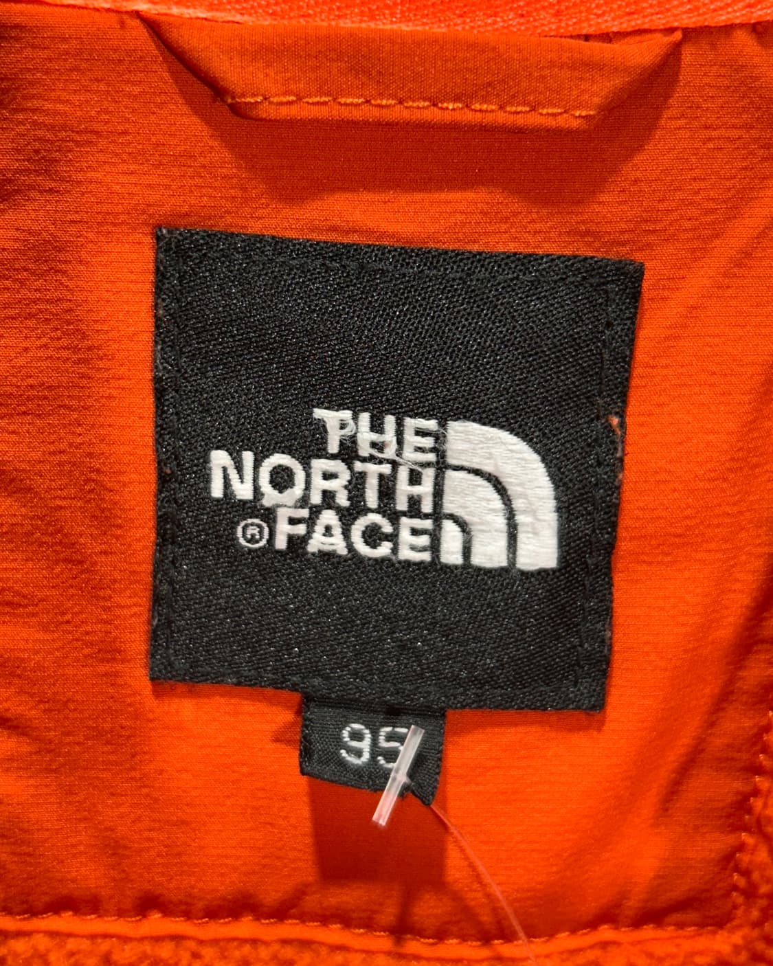 L 노스페이스 박스로고 오렌지 플리스 상품이미지5