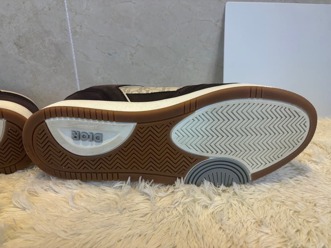 (44) 디올 B27 로우탑스니커즈 브라운 상품이미지9