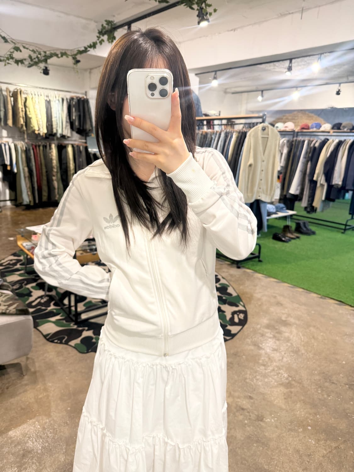 아디다스 화이트실버 트랙탑 상품이미지6