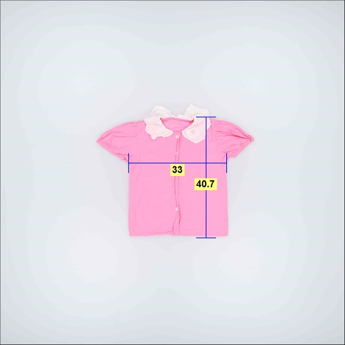 실측확인 빈티지 키즈 반팔셔츠 0409H1 상품이미지4