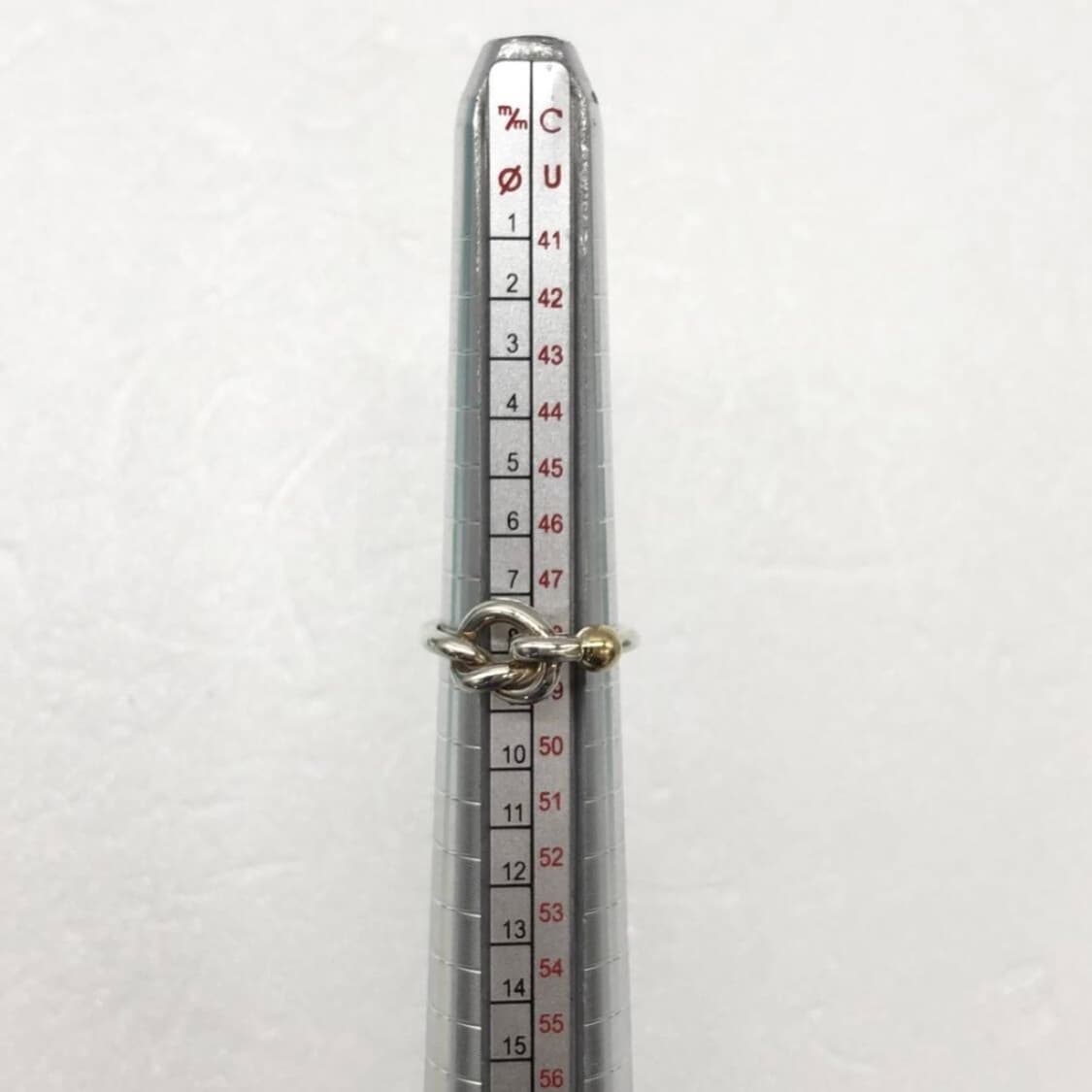 티파니앤코 러브노트 반지 실버 골드 상품이미지6