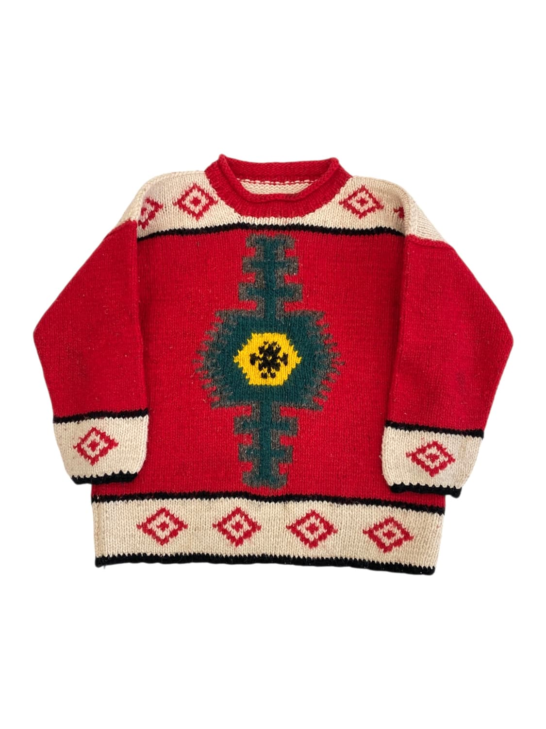 핸드니트 네이티브 롤넥 스웨터 상품이미지1