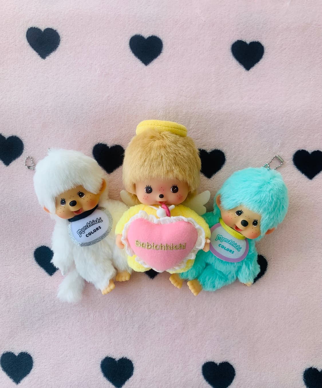  🌈3종세트 컬러즈, 엔젤 몬치치 인형 키체인 상품이미지1