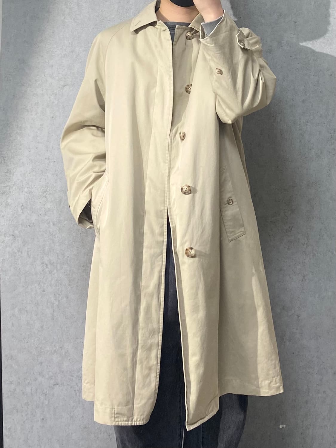 [M] J.Press 제이프레스 베이지 싱글 트렌치 코트 상품이미지10