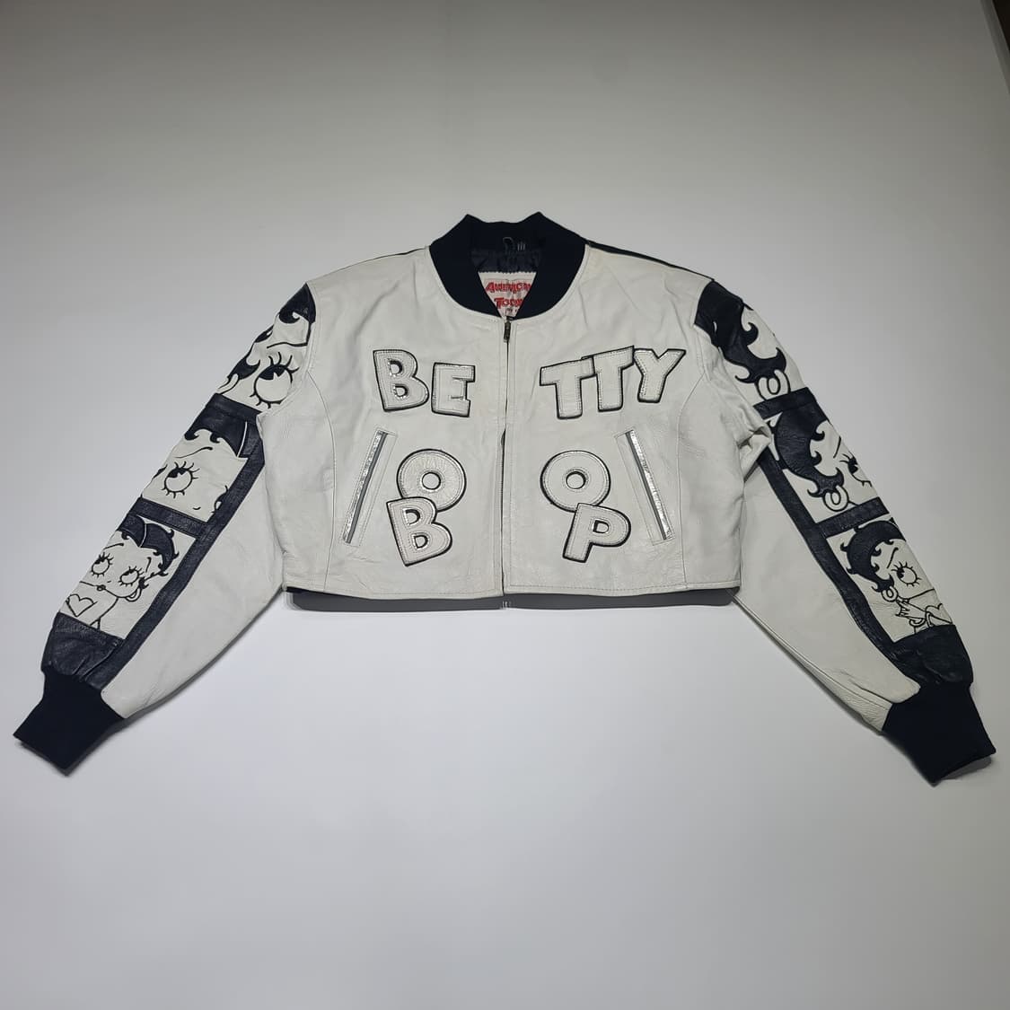 90s 베티붑 레더 자켓[M] 상품이미지2