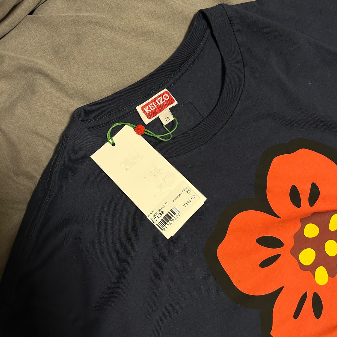 M) 겐조 니고 플라워 반팔 티셔츠 네이비 상품이미지3
