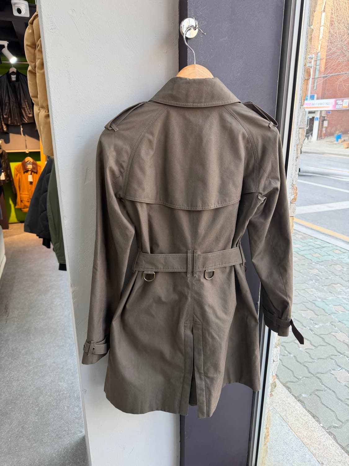 UK6/ 버버리 런던 견장 밀리터리 트렌치코트 상품이미지7
