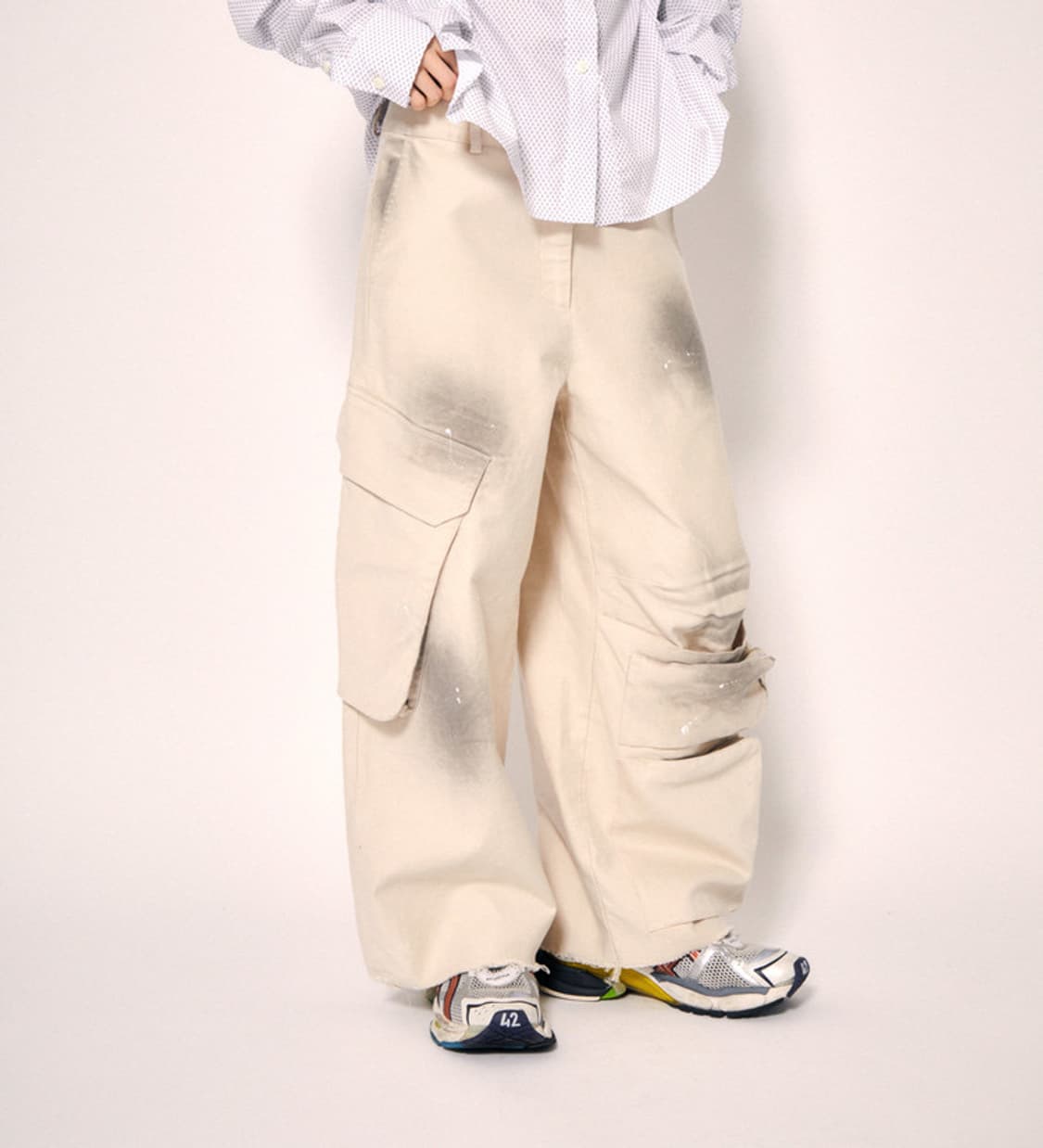 로레일즈 24 unbalanced dirty cargo pants 상품이미지1