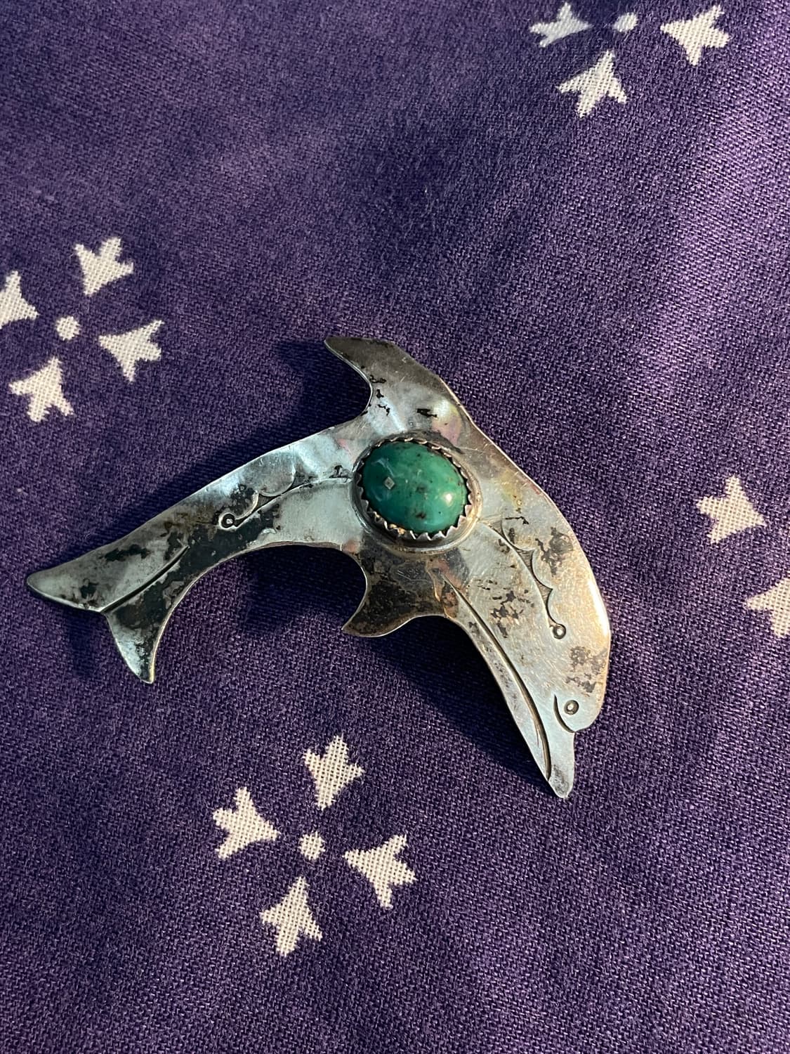 Vintage 925Silver Dolphin Broach&pendant 상품이미지4