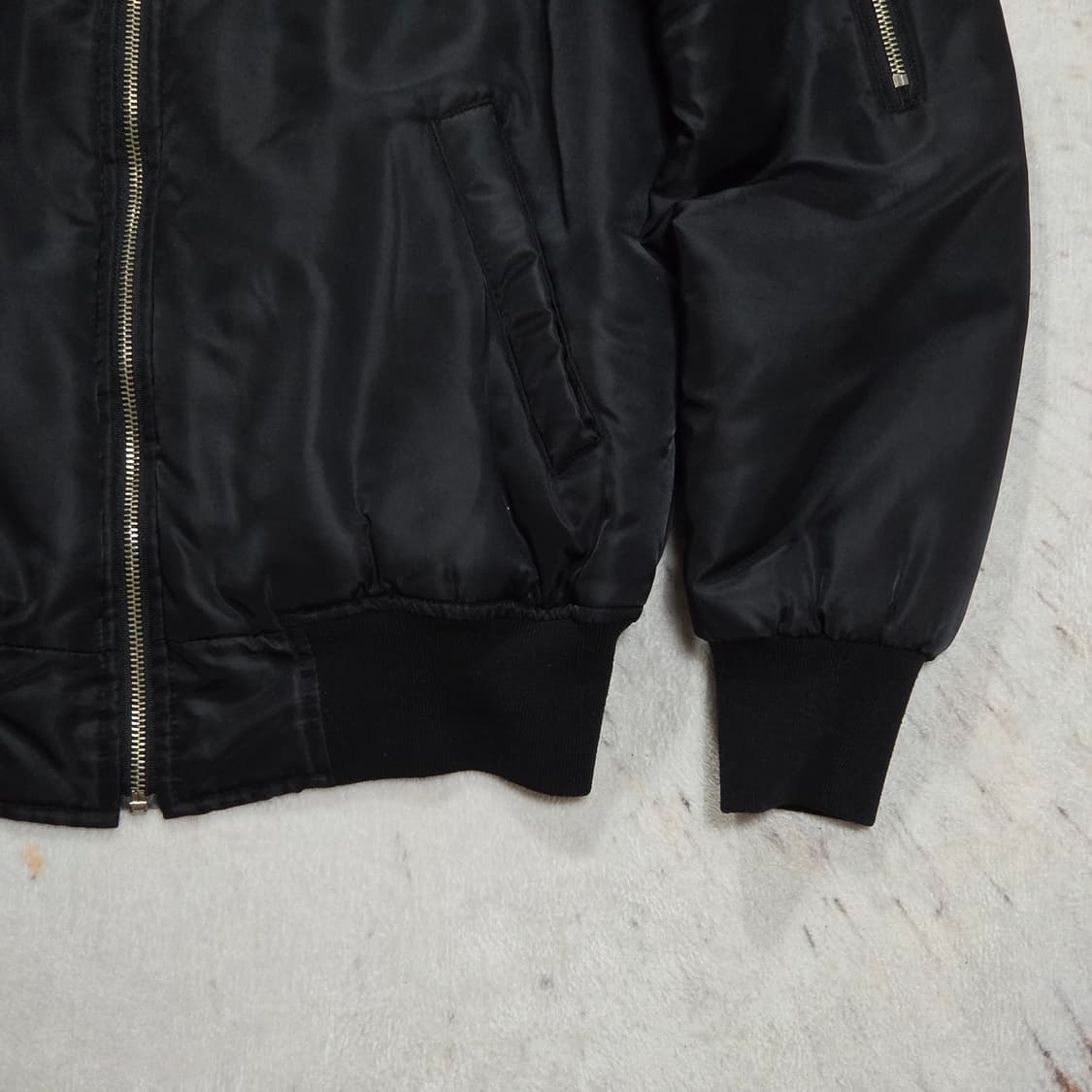 빈티지 블랙 항공 패딩 점퍼 상품이미지3