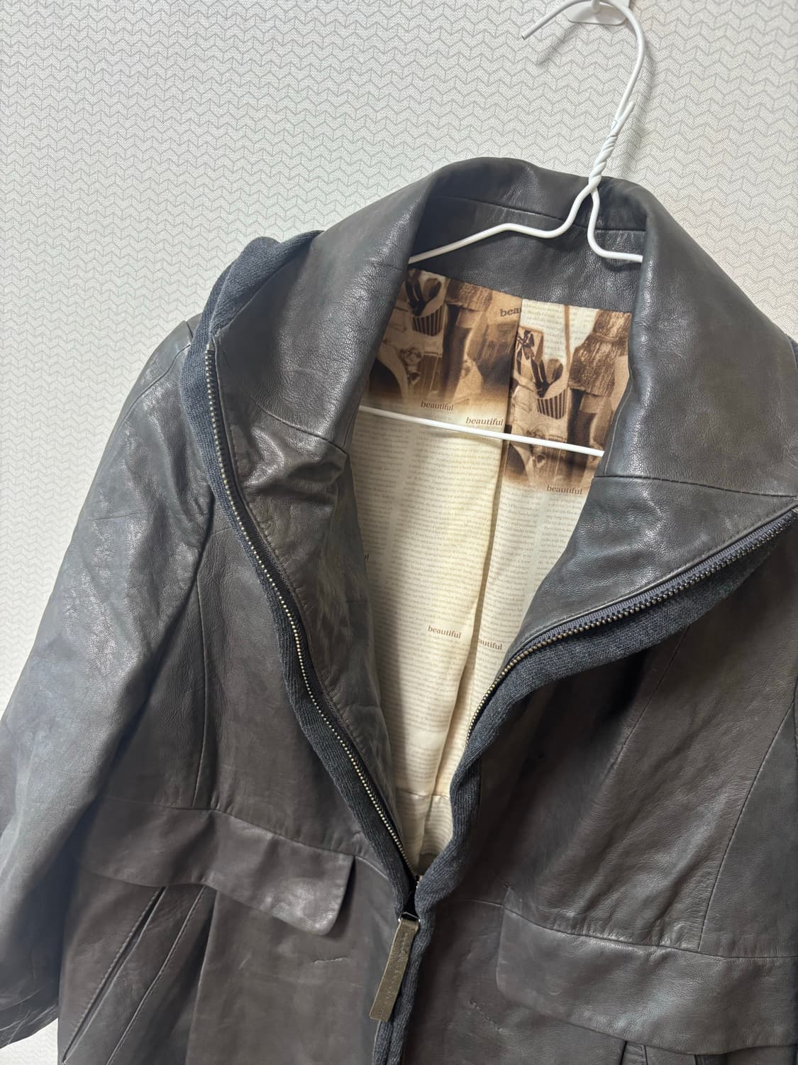 리얼 레더 코트 상품이미지2