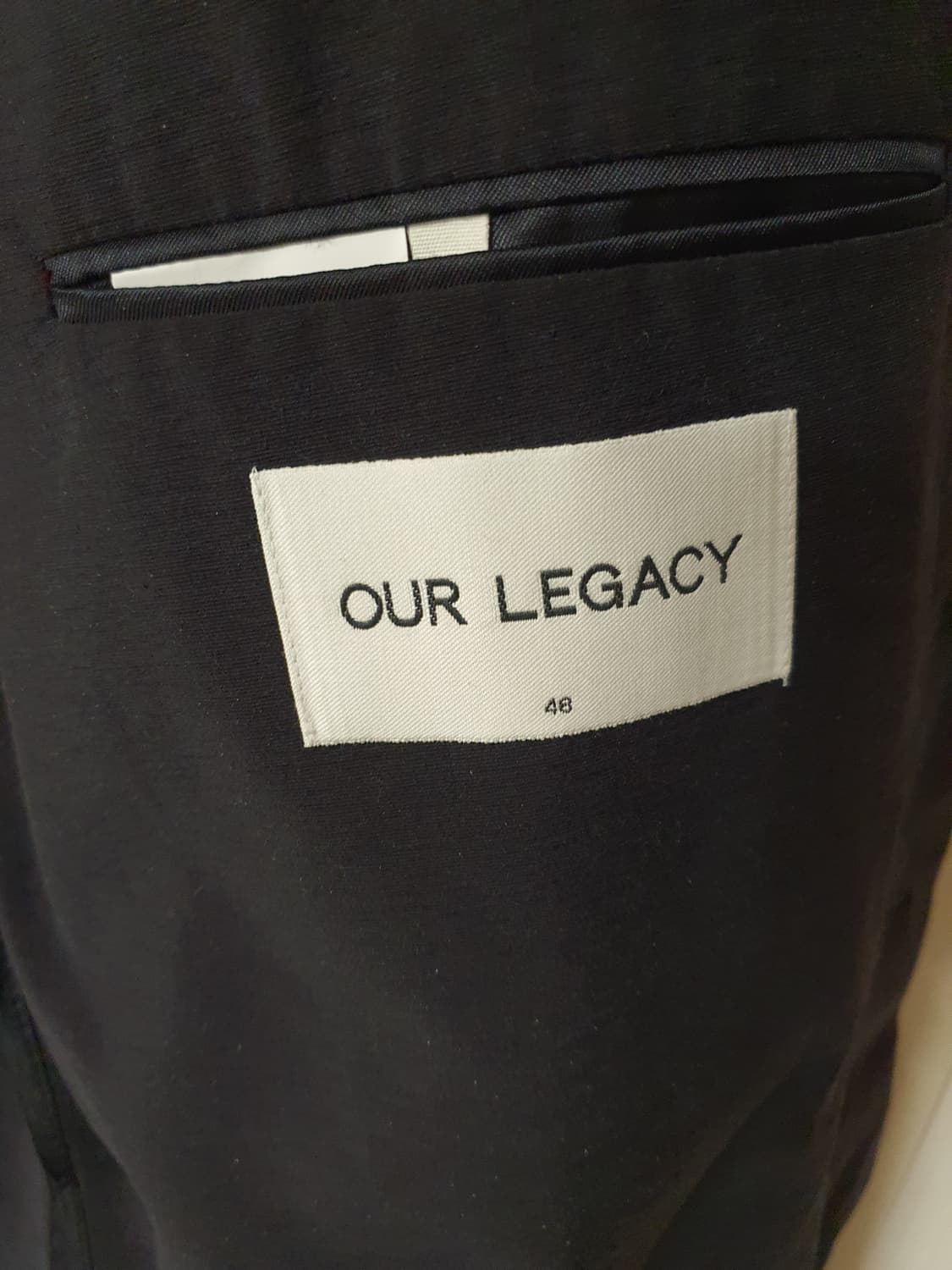 아워레가시 SS16 shadow silk 자켓 (블랙,48 사이즈) 상품이미지3