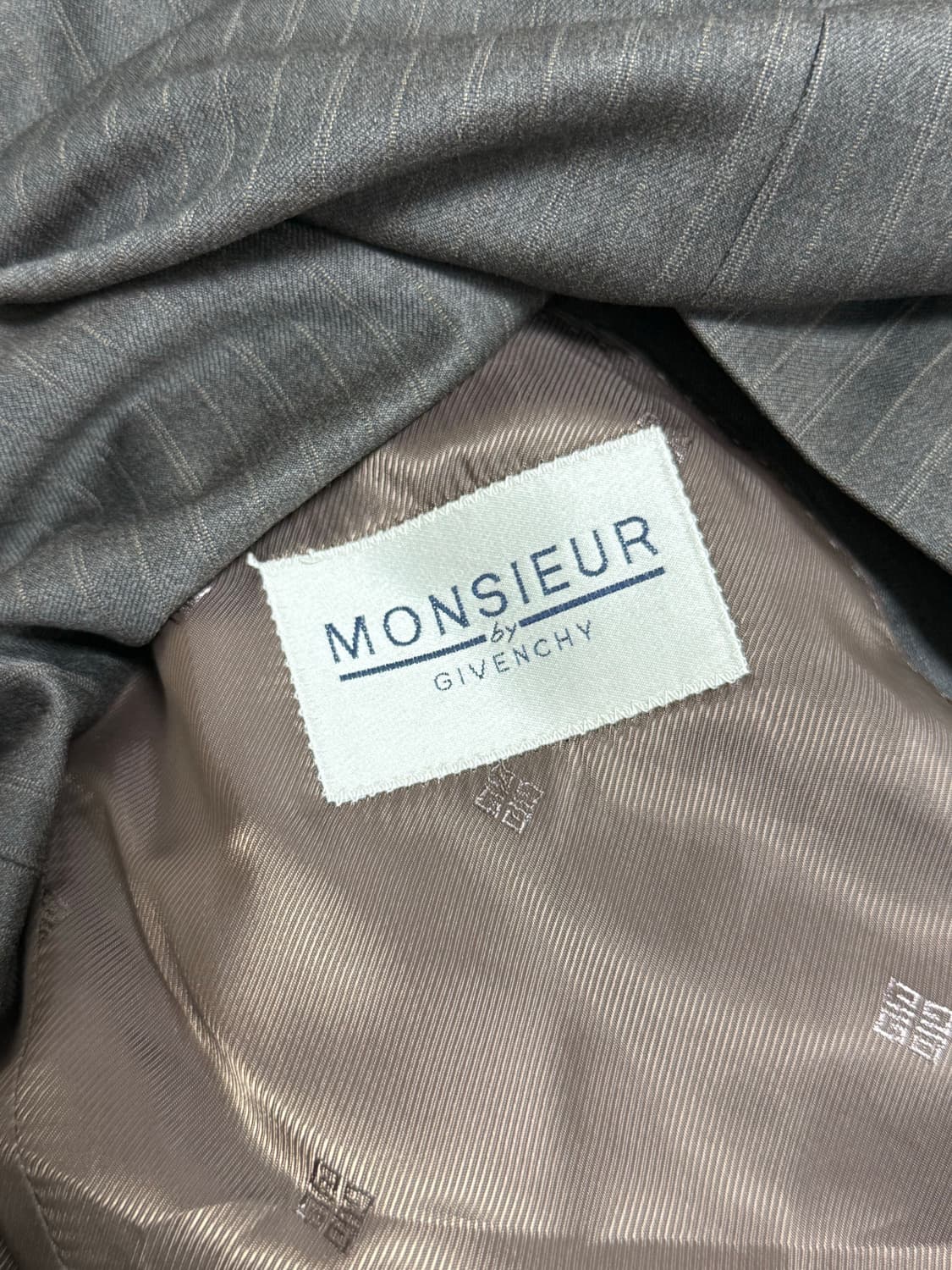 MONSIEUR 지방시 스트라이프 정장 자켓 44R 상품이미지5