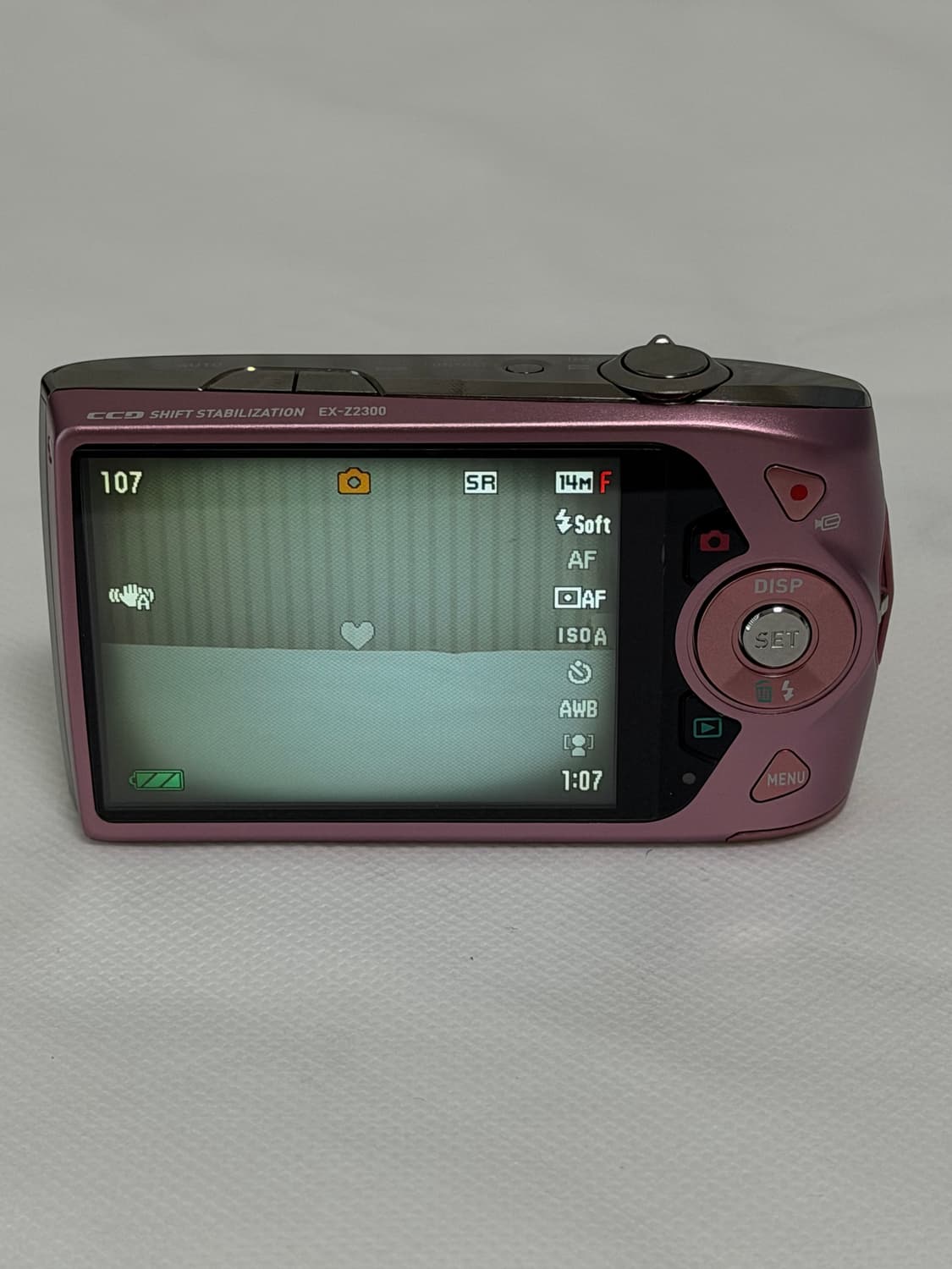 카시오 엑슬림 ex-z2300 핑크 미품 상품이미지8