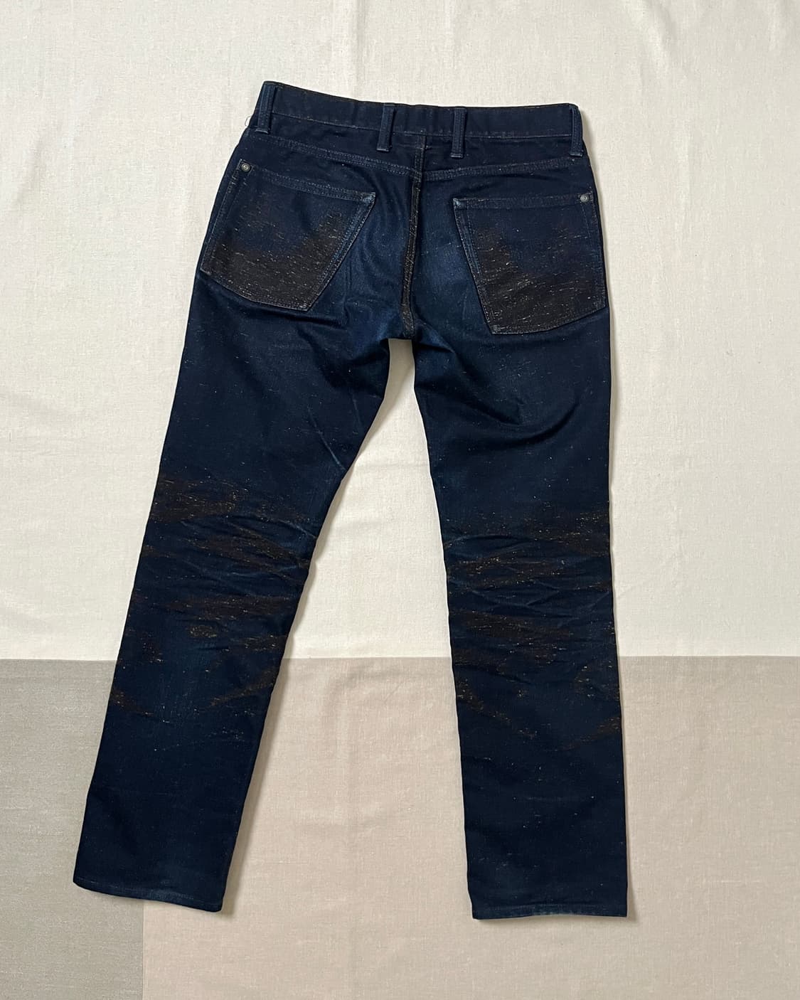 이세이미야케 맨 텍스처믹스 데님팬츠 issey miyake 네프 멜란지 상품이미지2