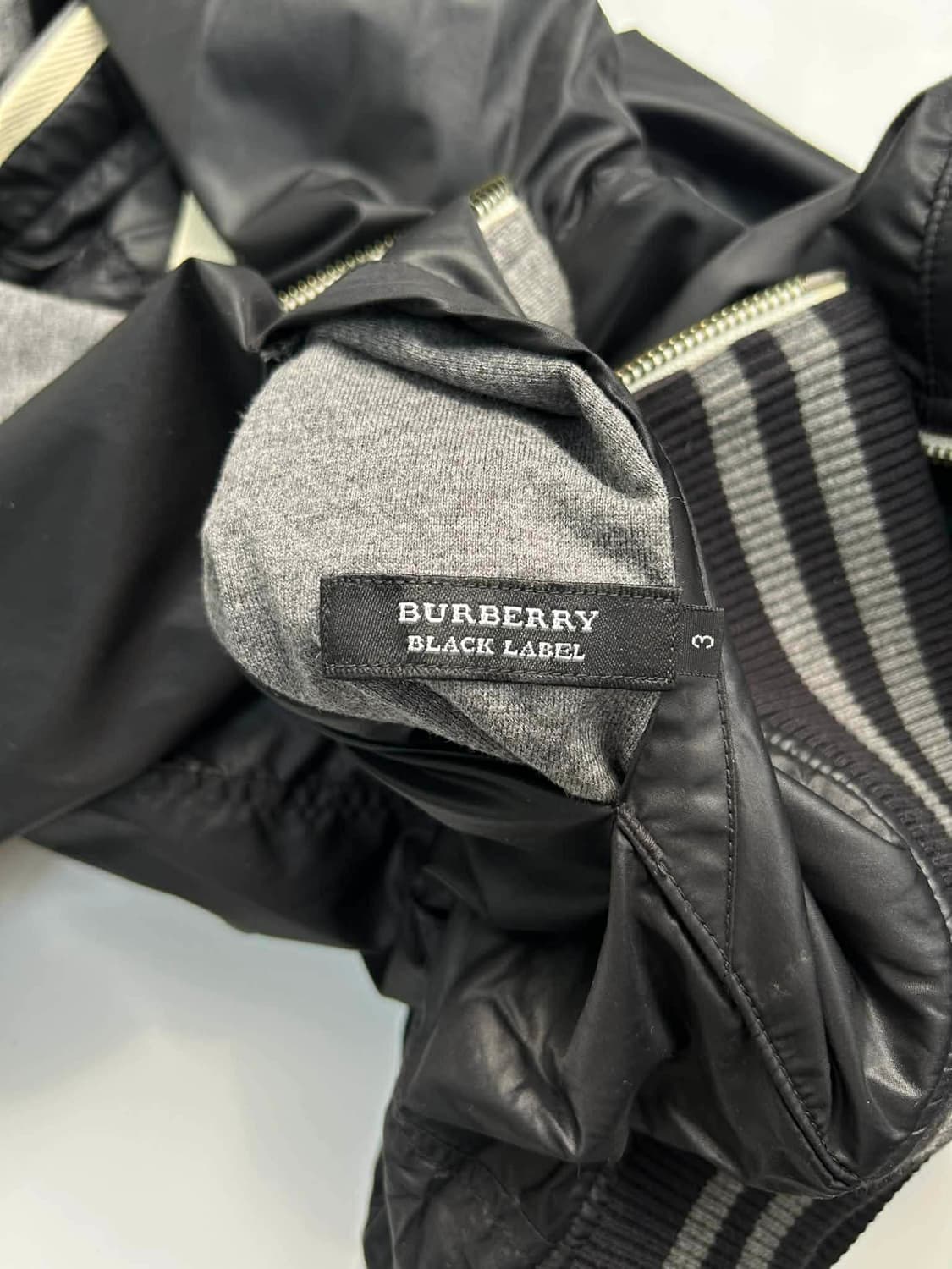 [3] 버버리 블랙 라벨 양면 리버서블 나일론 코튼 자켓 후드집업 상품이미지5