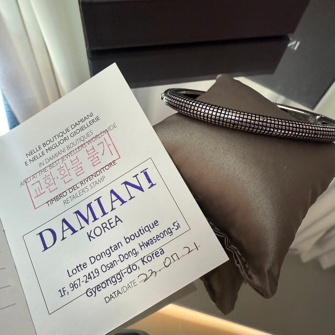 다미아니 메트로폴리탄 실버 브레이슬릿 팔찌 상품이미지6