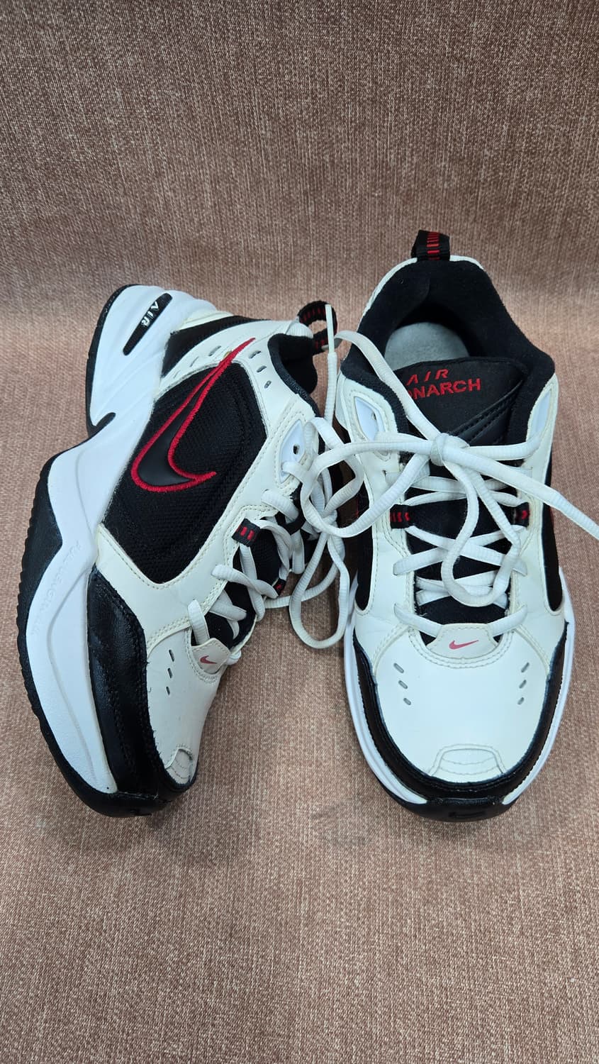 나이키 240mm- 에어 모나크 화이트 블랙 흰검   상품이미지1