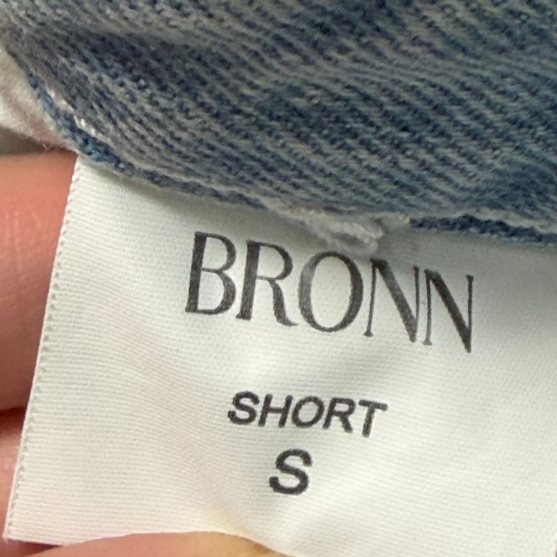 새상품 브론 25SS 프리미엄 오르타 588 데님 팬츠 연청 S 상품이미지4