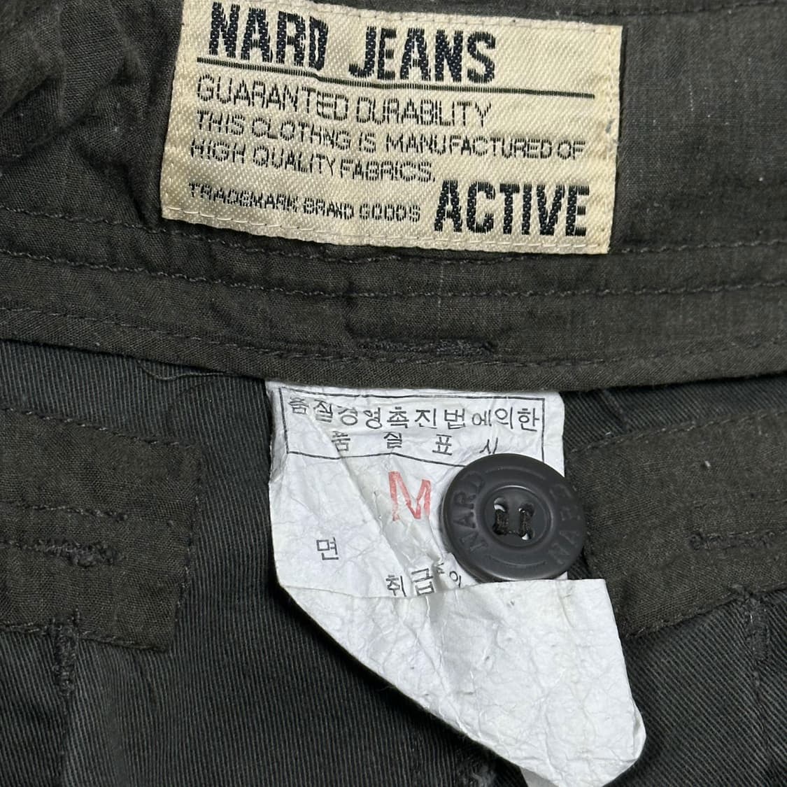 29 VTG 빈티지 와이드 루즈핏 카고팬츠 카키 상품이미지5