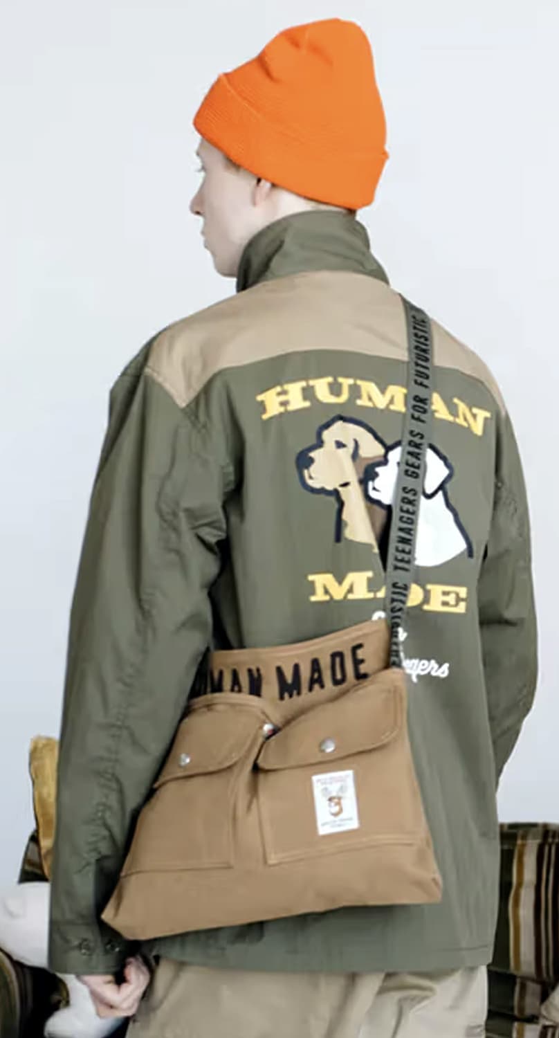 휴먼메이드 헌팅 자켓 올리브 드랩 상품이미지7