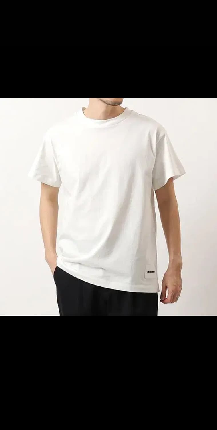 [[M]@ 질 샌더(JIL SANDER+) 로고라벨 반팔티셔츠 상품이미지1