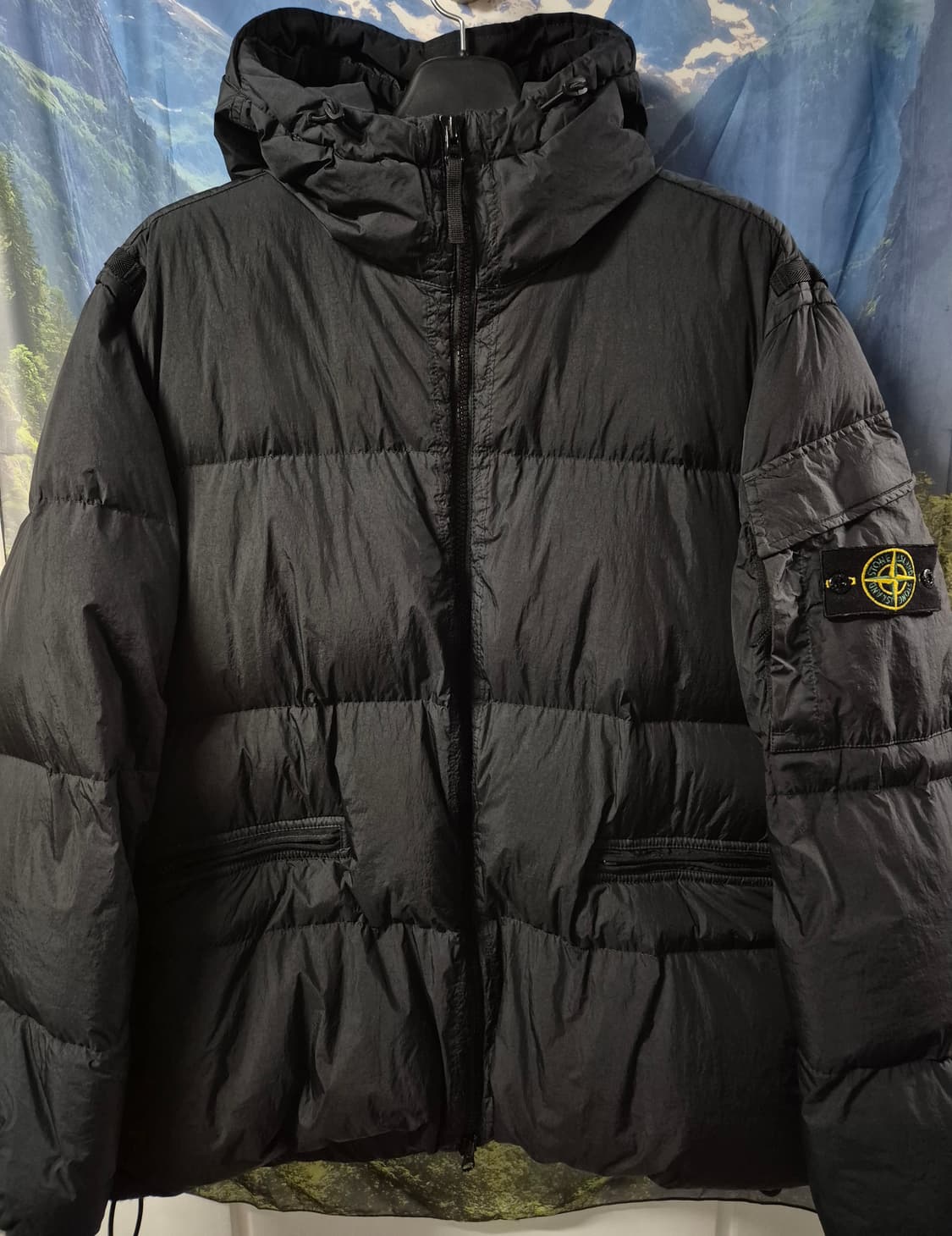 2XL) 스톤아일랜드 크링클랩스 22fw 패딩 xxl 상품이미지1