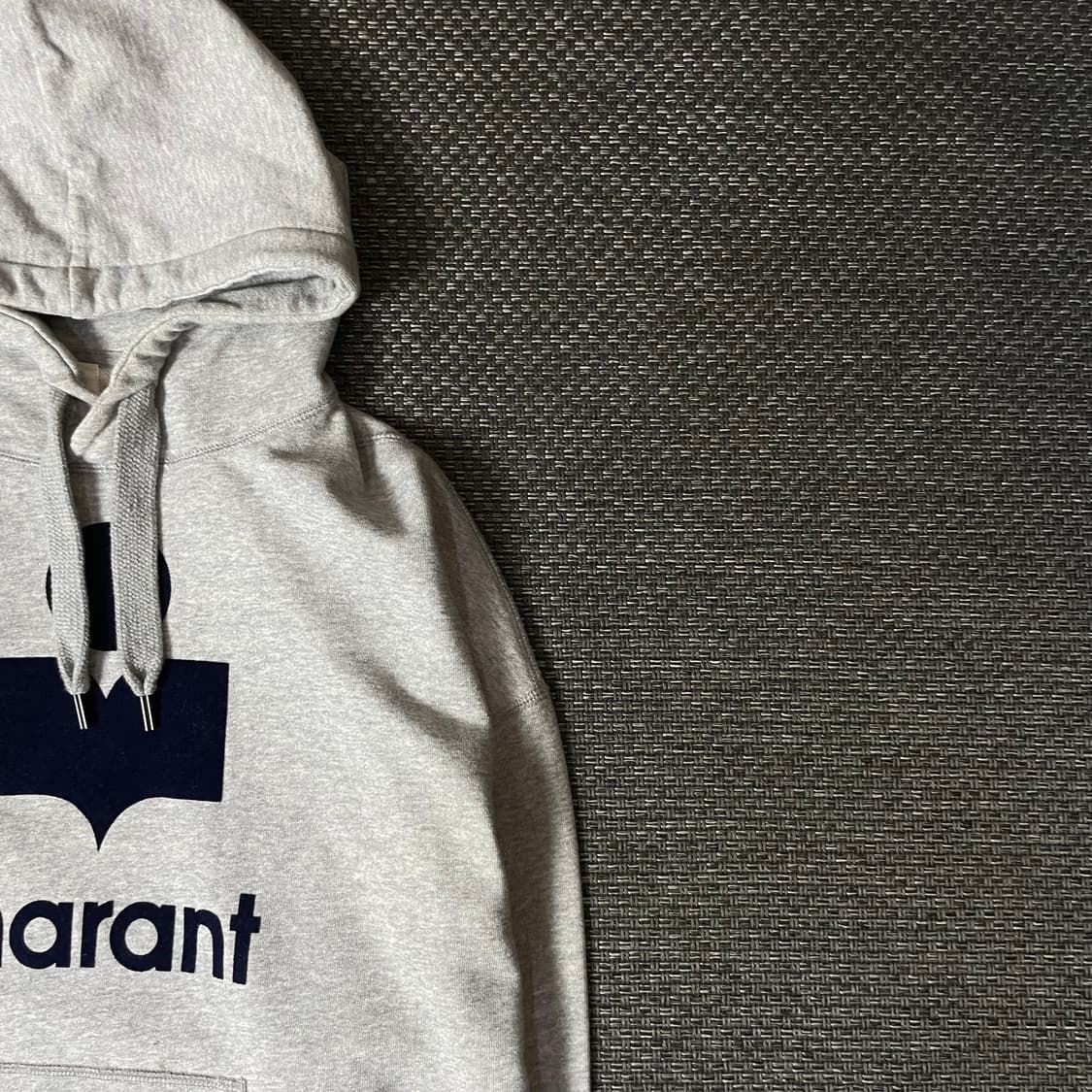 이자벨마랑 빅로고 그레이 후드티 상품이미지3