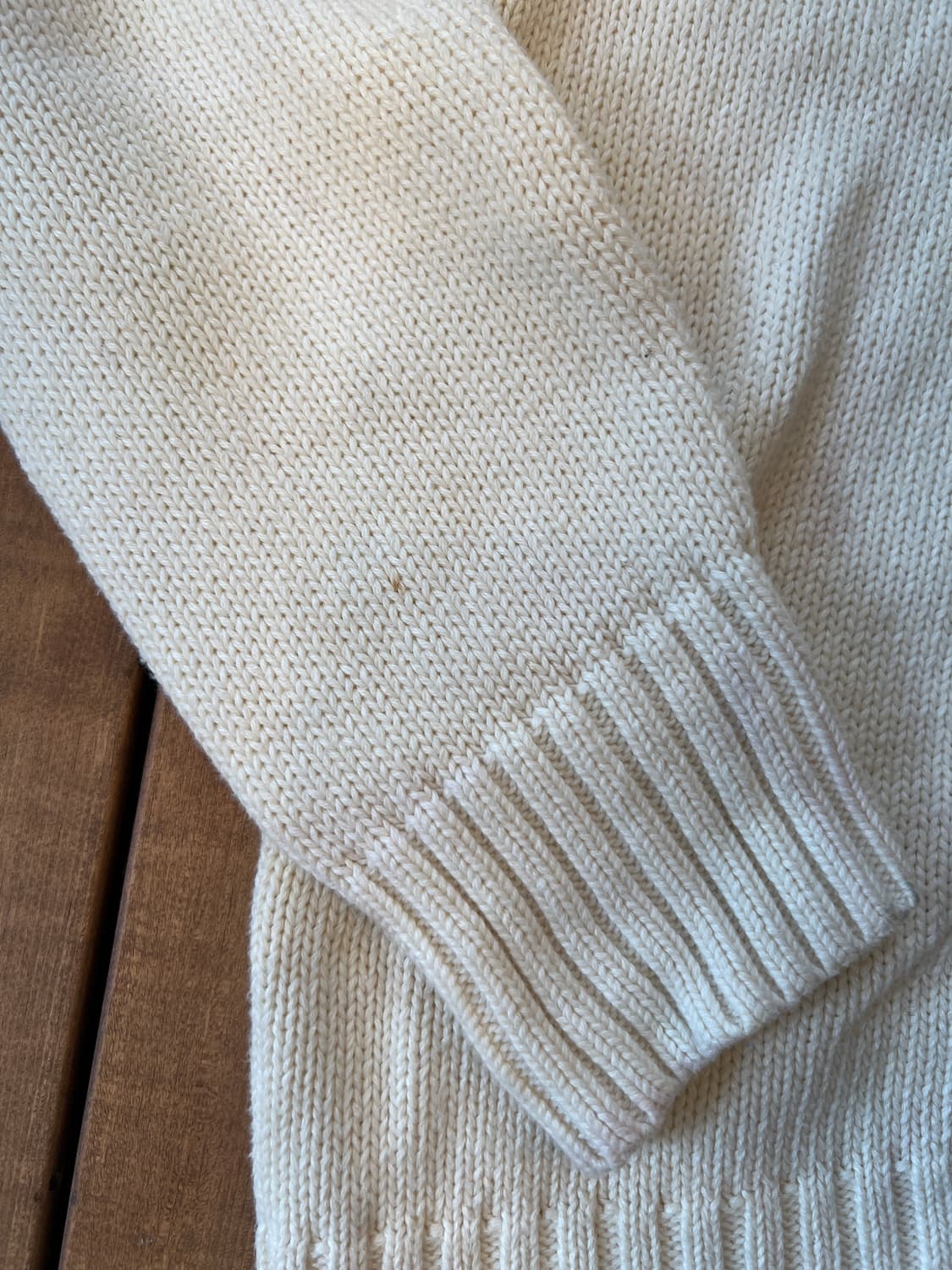 폴로 빅포니 크림 니트 집업 상품이미지10