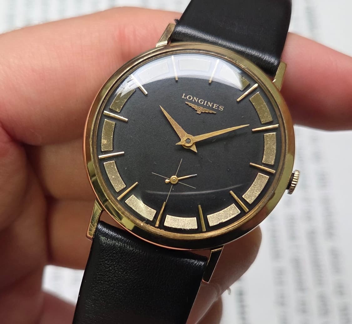 레어] 빈티지 론진 독립초침 황금날개 칼침핸즈 23Z 인하우스 수동 메커 상품이미지2