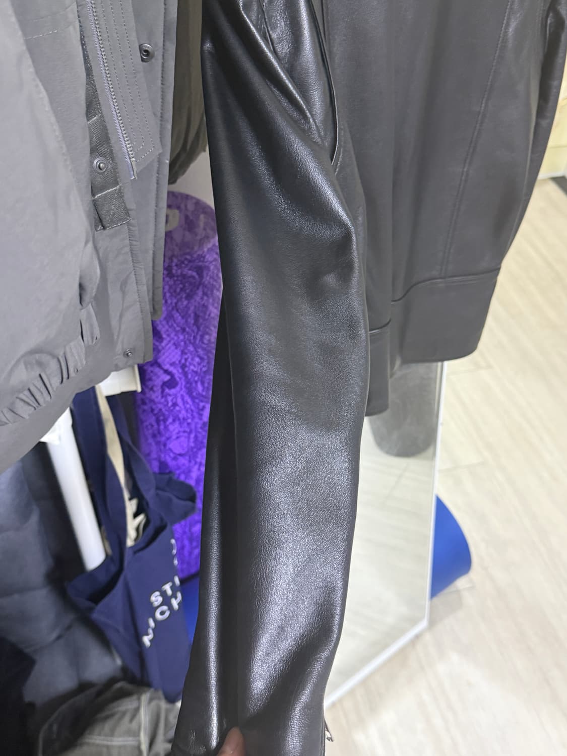 도프제이슨 램스킨 100 라이더 자켓 상품이미지6