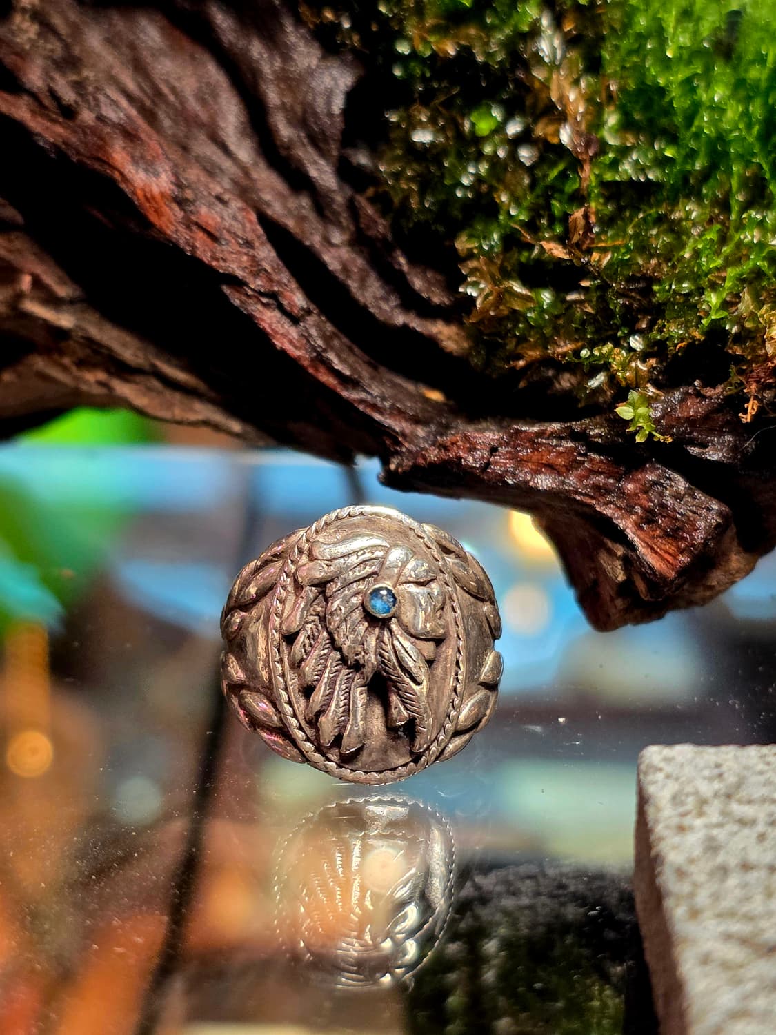 USA Vintage Silver925 Native Ring 상품이미지2