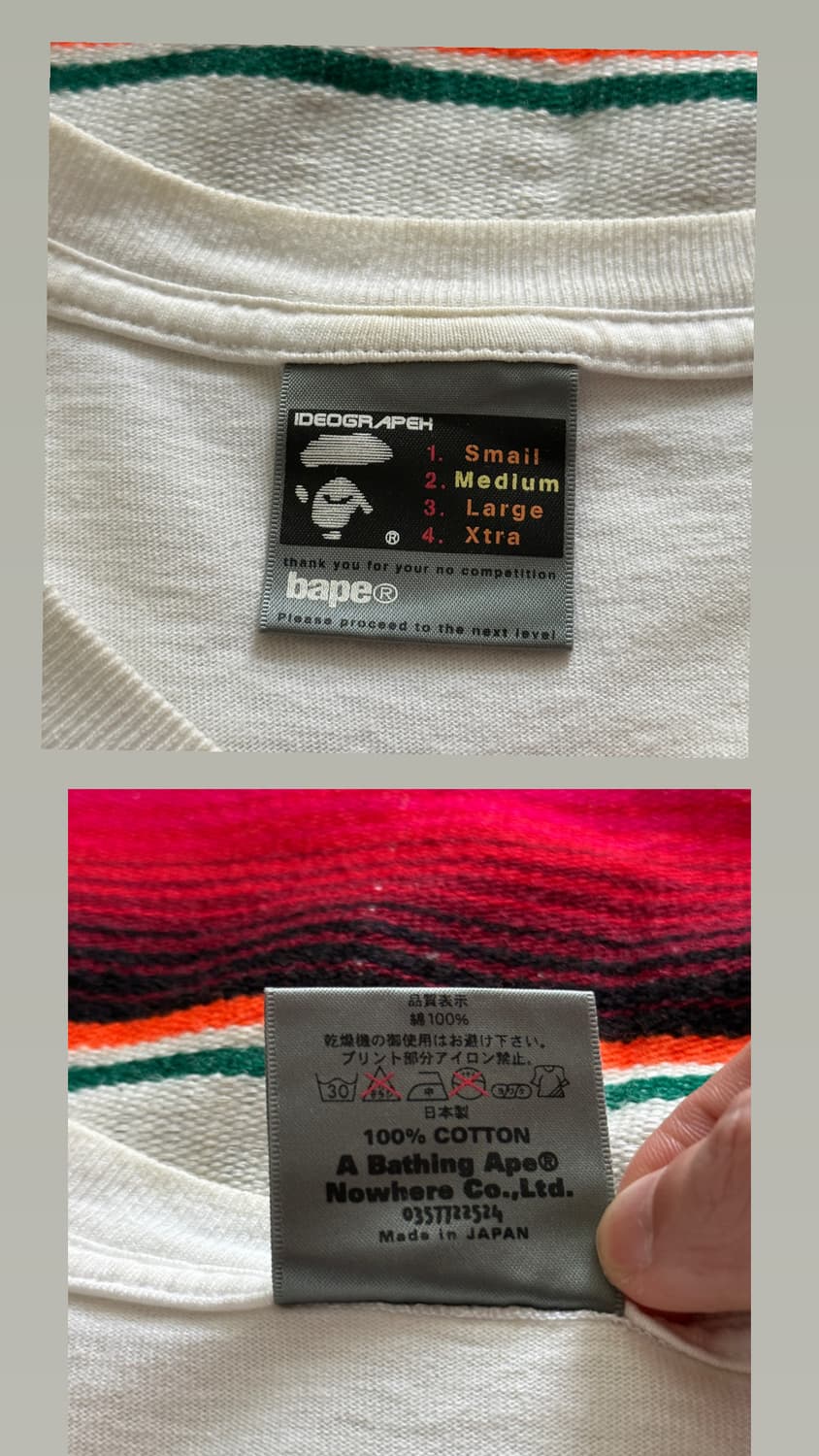 00s A BATHING APE T-shirt 상품이미지10