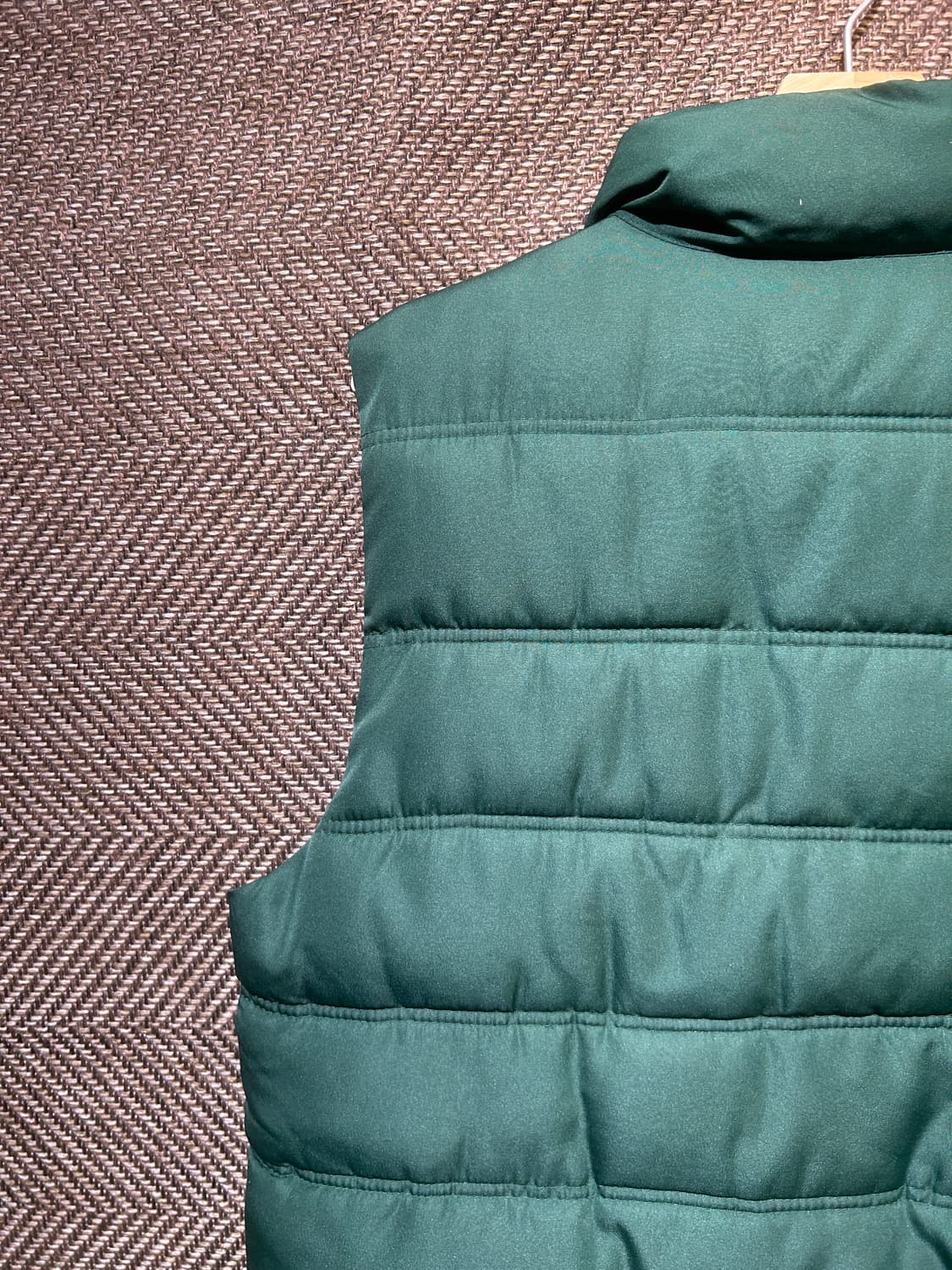 90s올드갭 패딩 베스트 빈티지그린 상품이미지8