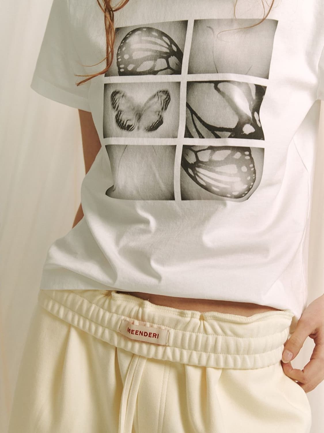 민더리 BUTTERFLY FILM T-SHIRT - WHITE 상품이미지3