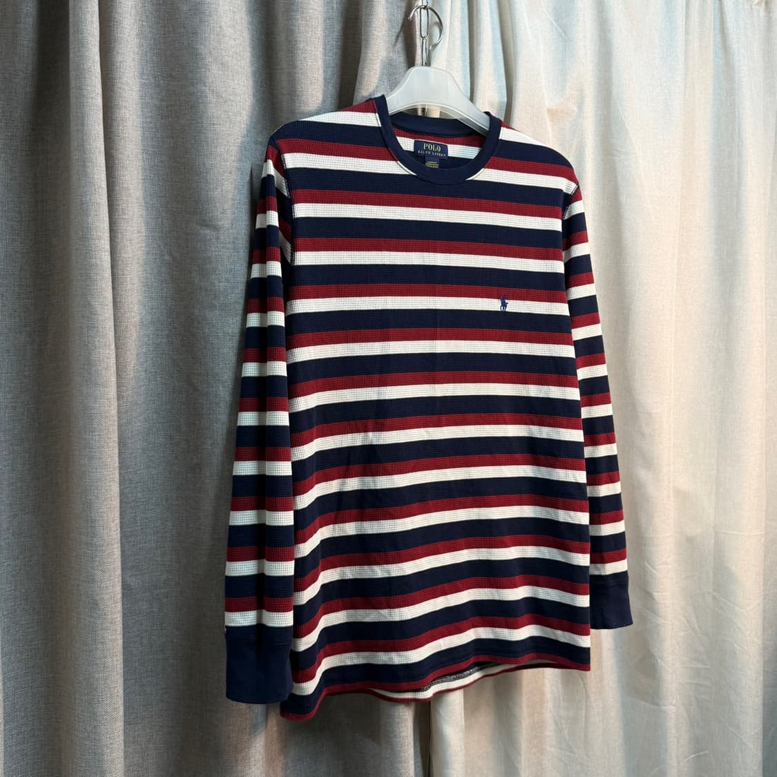 [XL] 폴로 랄프로렌 스트라이프 와플 여름니트 티셔츠 상품이미지2