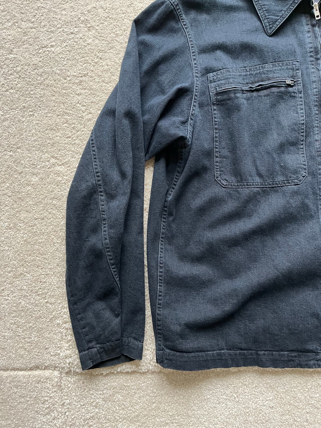 르메르 집업 데님 자켓 미드나잇 블루 (103-105) 상품이미지6