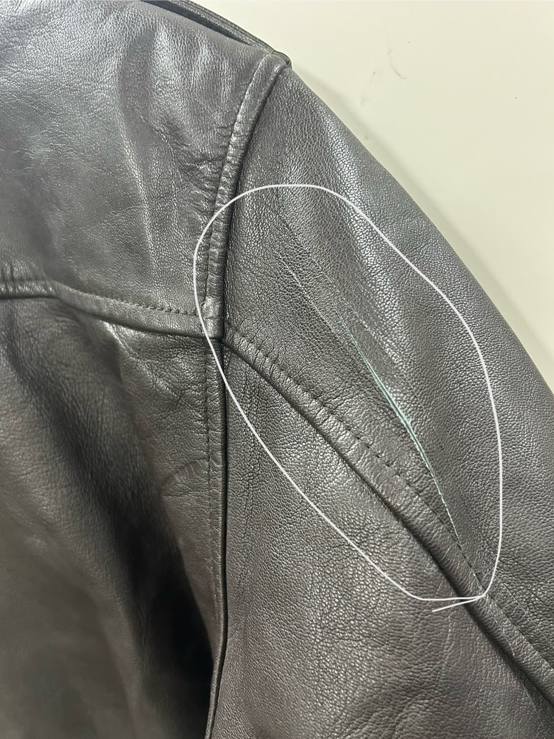 플라이트 가죽 자켓 상품이미지7