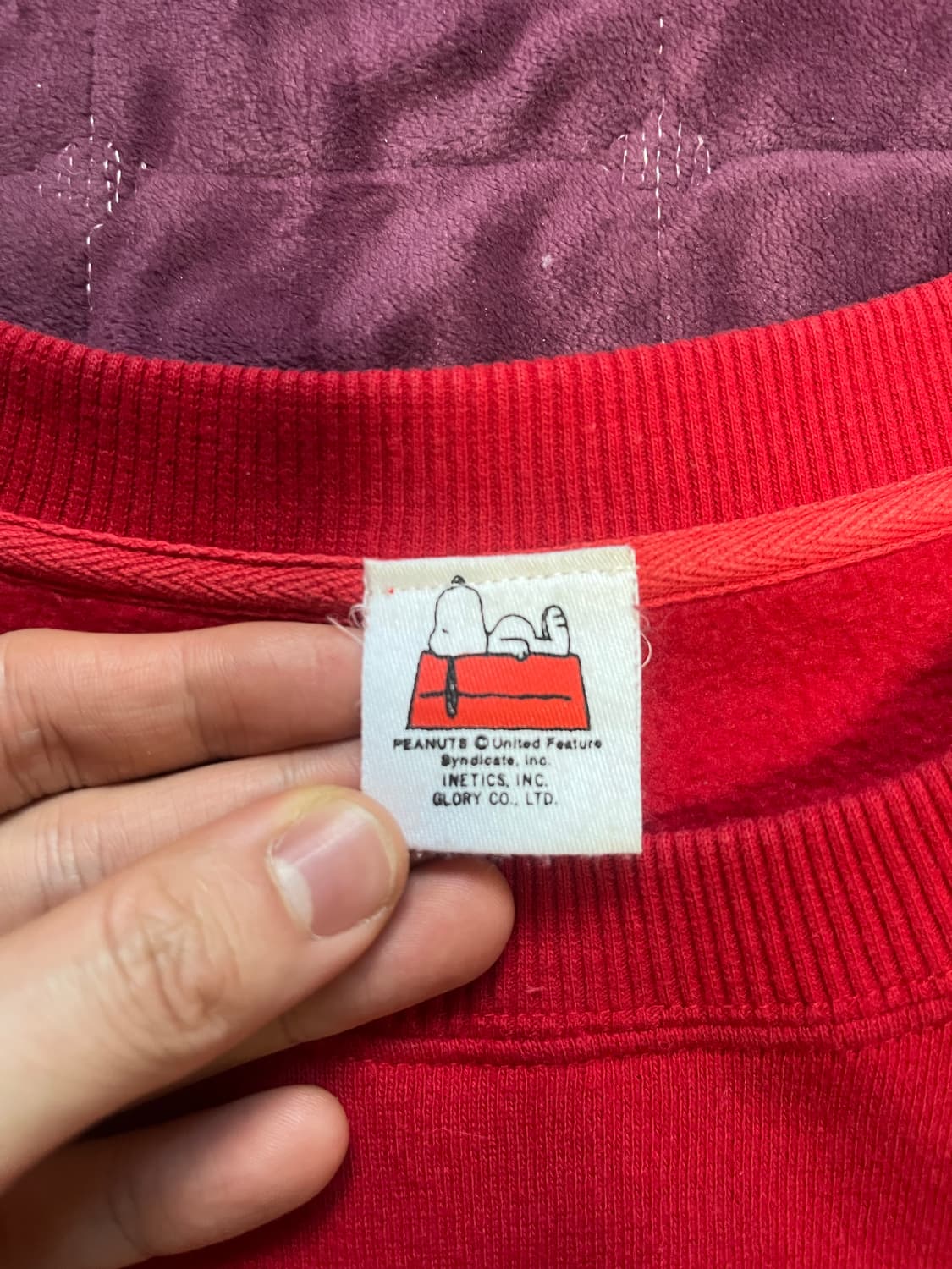 스누피 SNOOPY 맨투맨 상품이미지3