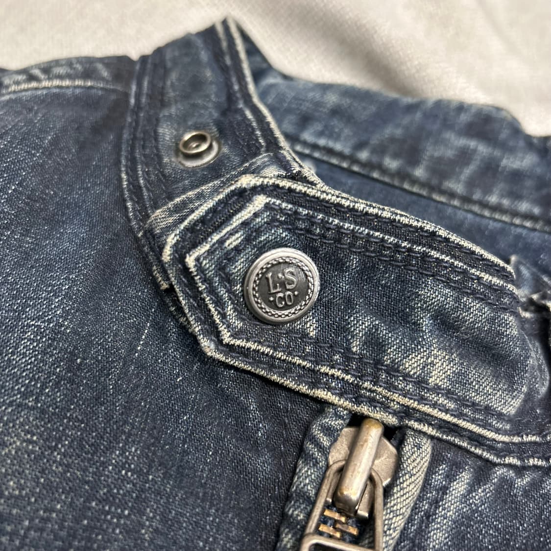 Levis Strauss Denim Biker Jacket 상품이미지3