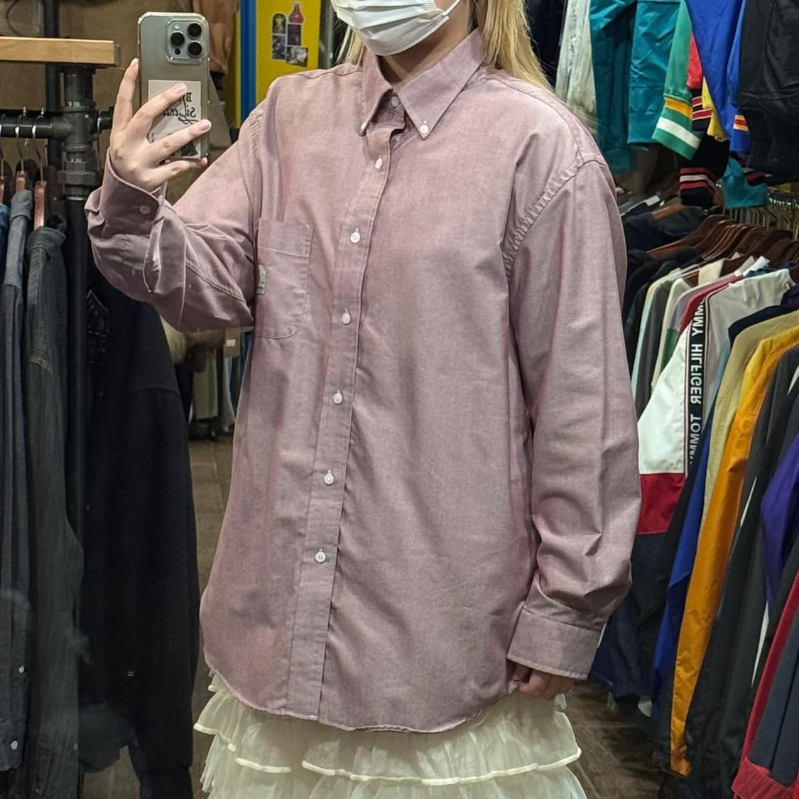 [HI] 칼하트 긴팔셔츠 핑크 상품이미지4