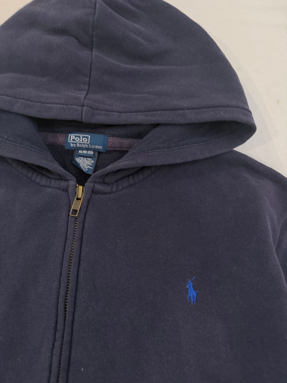 폴로 랄프로렌 포니 후드집업 네이비 상품이미지2