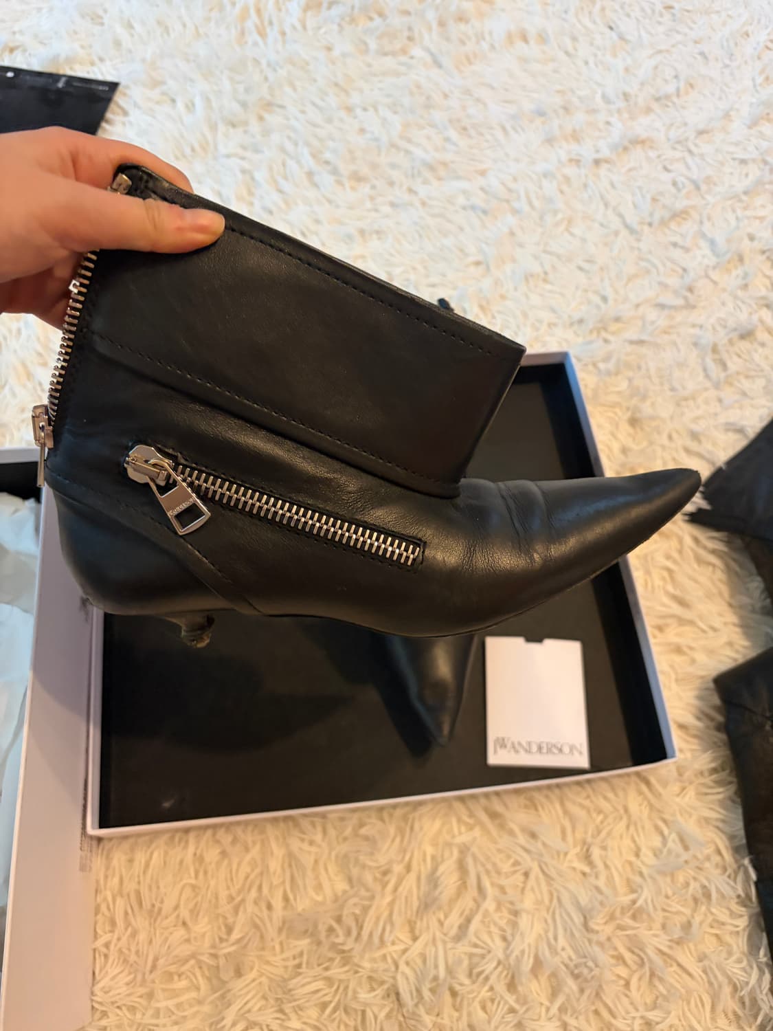 Jw anderson 바이커 키튼 부츠 37사이즈 상품이미지5