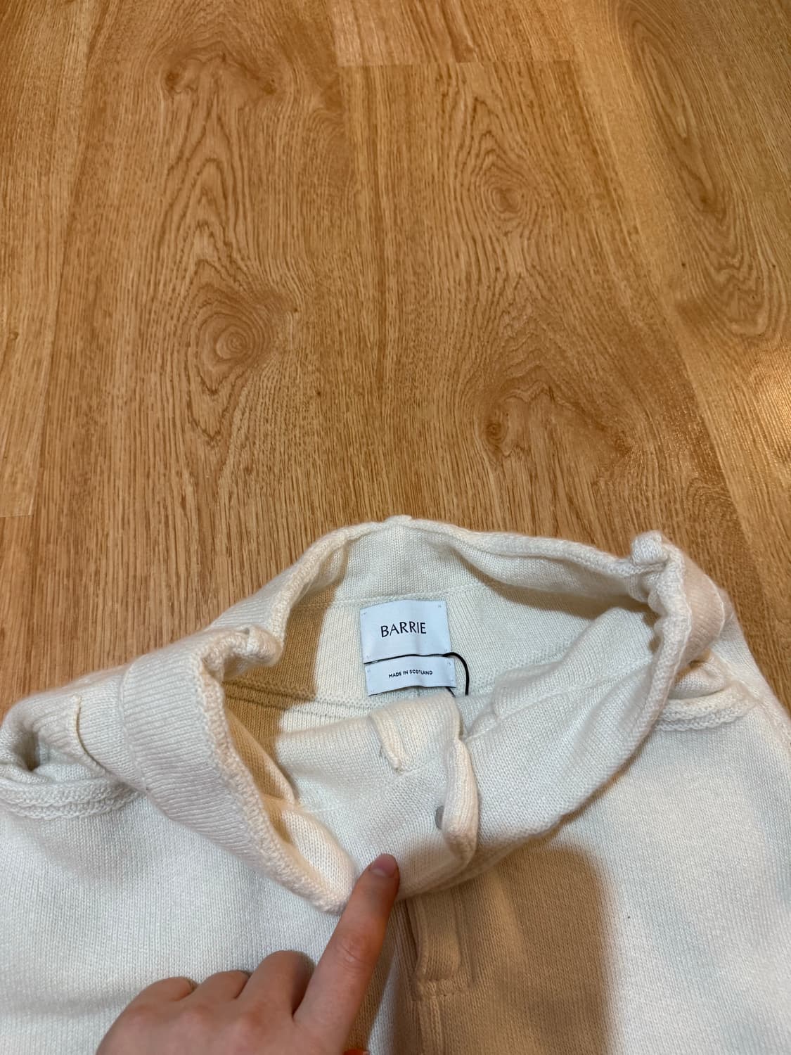 Barrie 배리 캐시미어 니트팬츠  상품이미지3